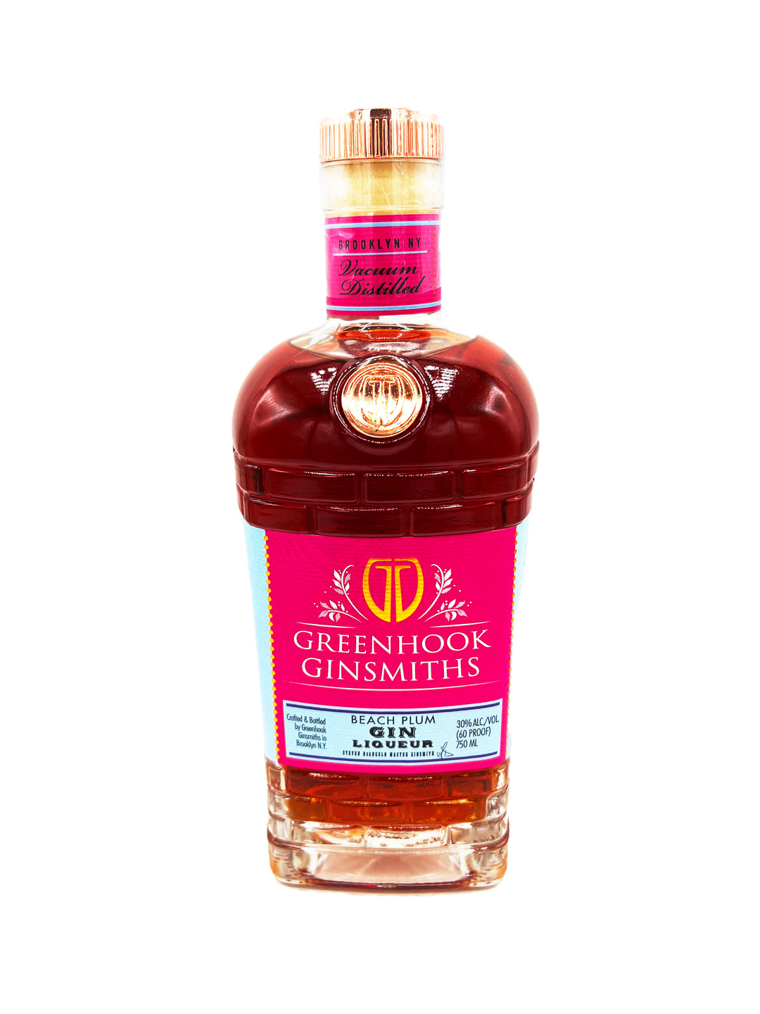 Greenhook Ginsmiths Beach Plum Gin 750ml - Wine Therapy NYC