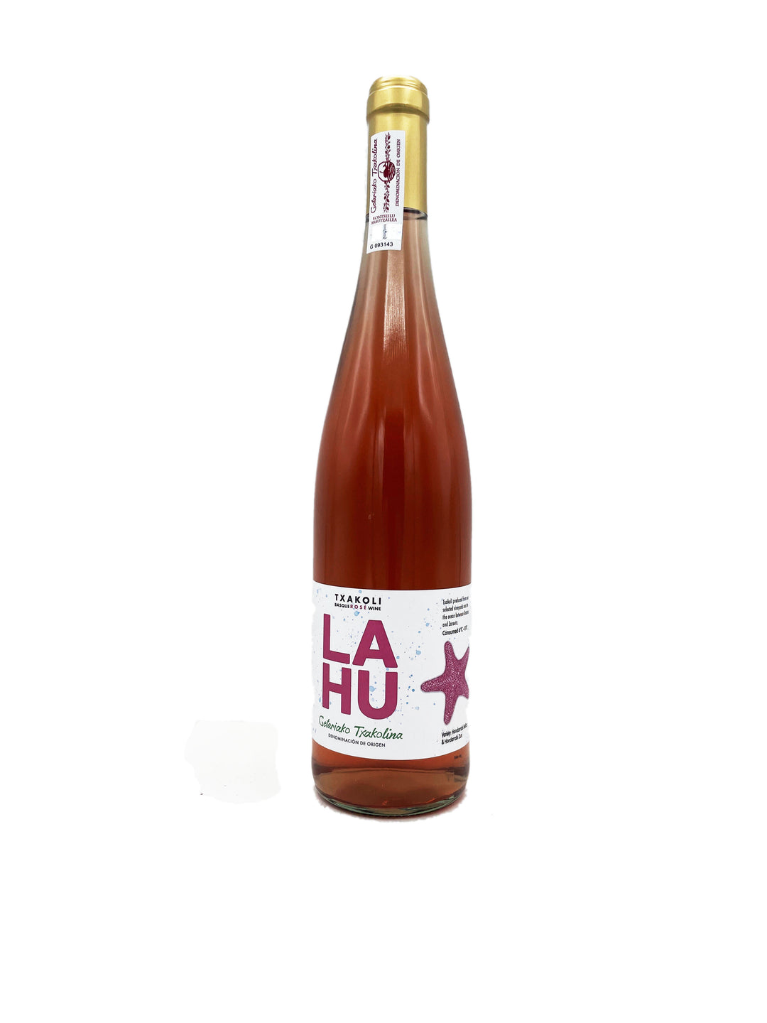 Basaurresti Lahu Getariako Txakolina Rose 2021 - Wine Therapy NYC