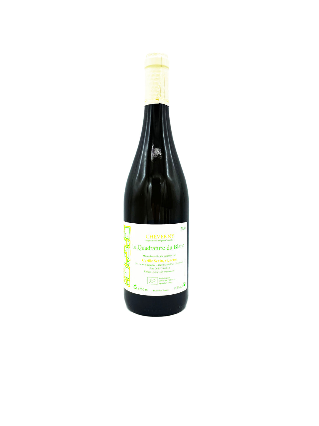 Cyrille Sevin La Quadrature du Blanc 2020 - Wine Therapy NYC