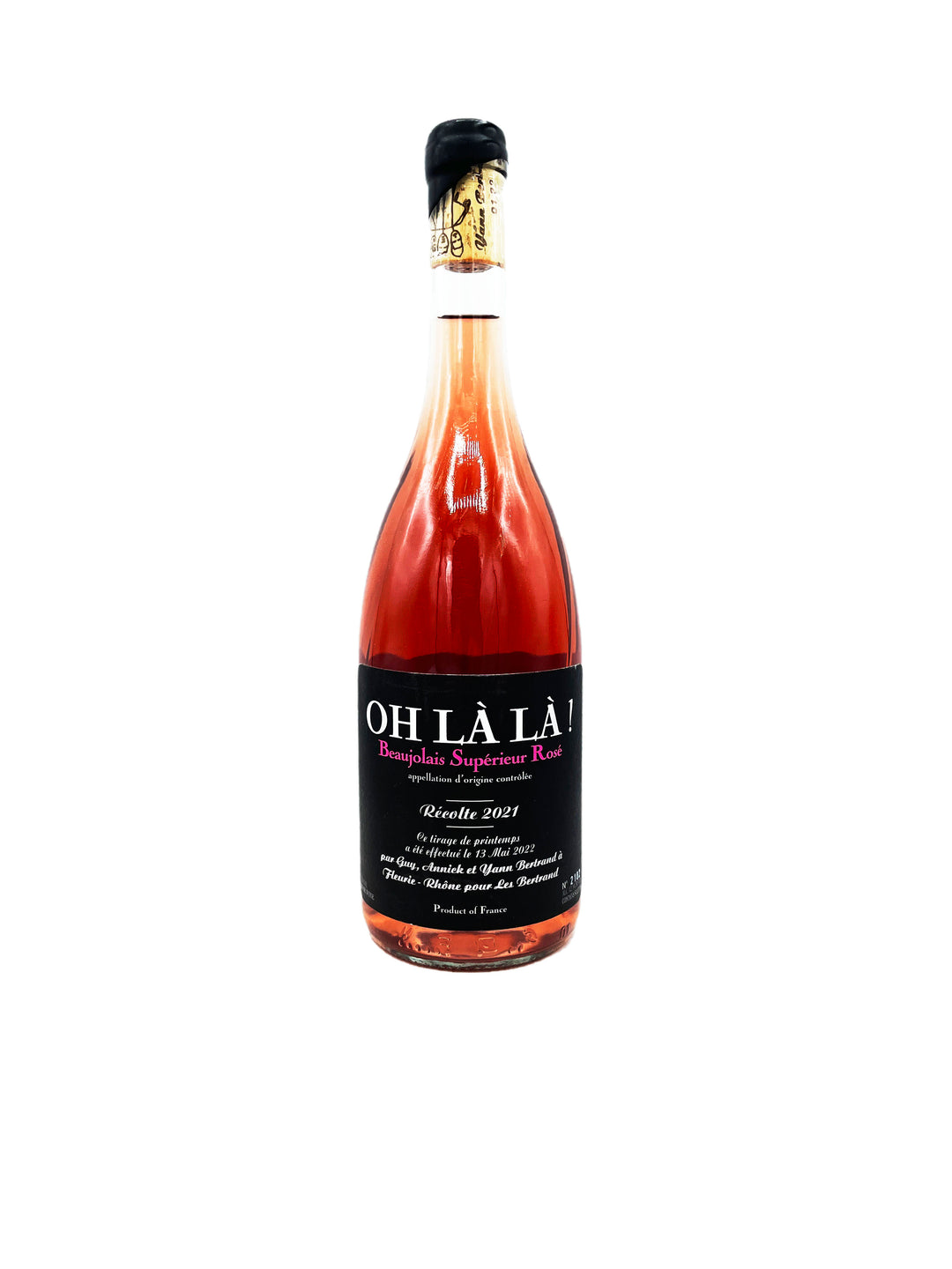 Yann Bertrand Beaujolais Rose Superieur OH LA LA! 2021 - Wine Therapy NYC