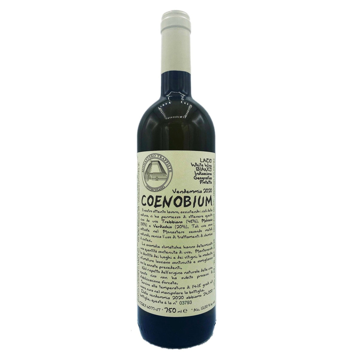 Monastero Suore Cistercensi Coenobium Lazio Bianco 2024 White Wine