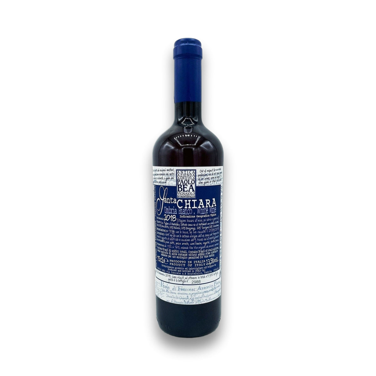 Paolo Bea Santa Chiara Umbria Bianco 2021 Orange Wine