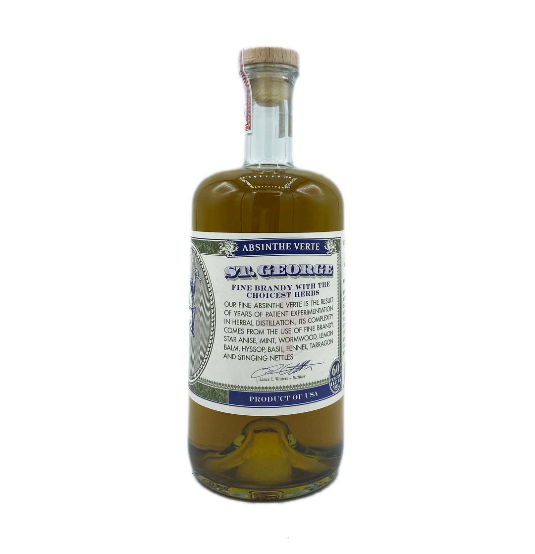 St. George Absinthe Verte 750ml - Wine Therapy NYC