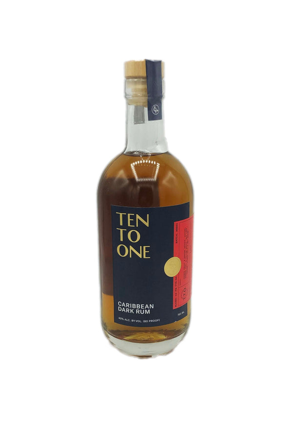 Ten To One Carribean Dark Rum 750ml - Wine Therapy NYC