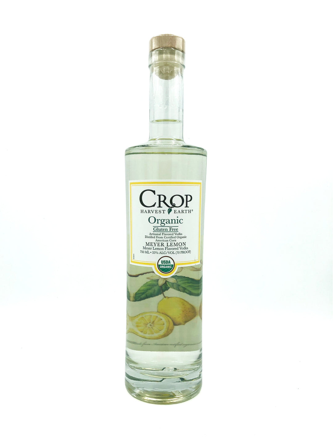 Crop Meyer Lemon Vodka 750ml - Wine Therapy NYC
