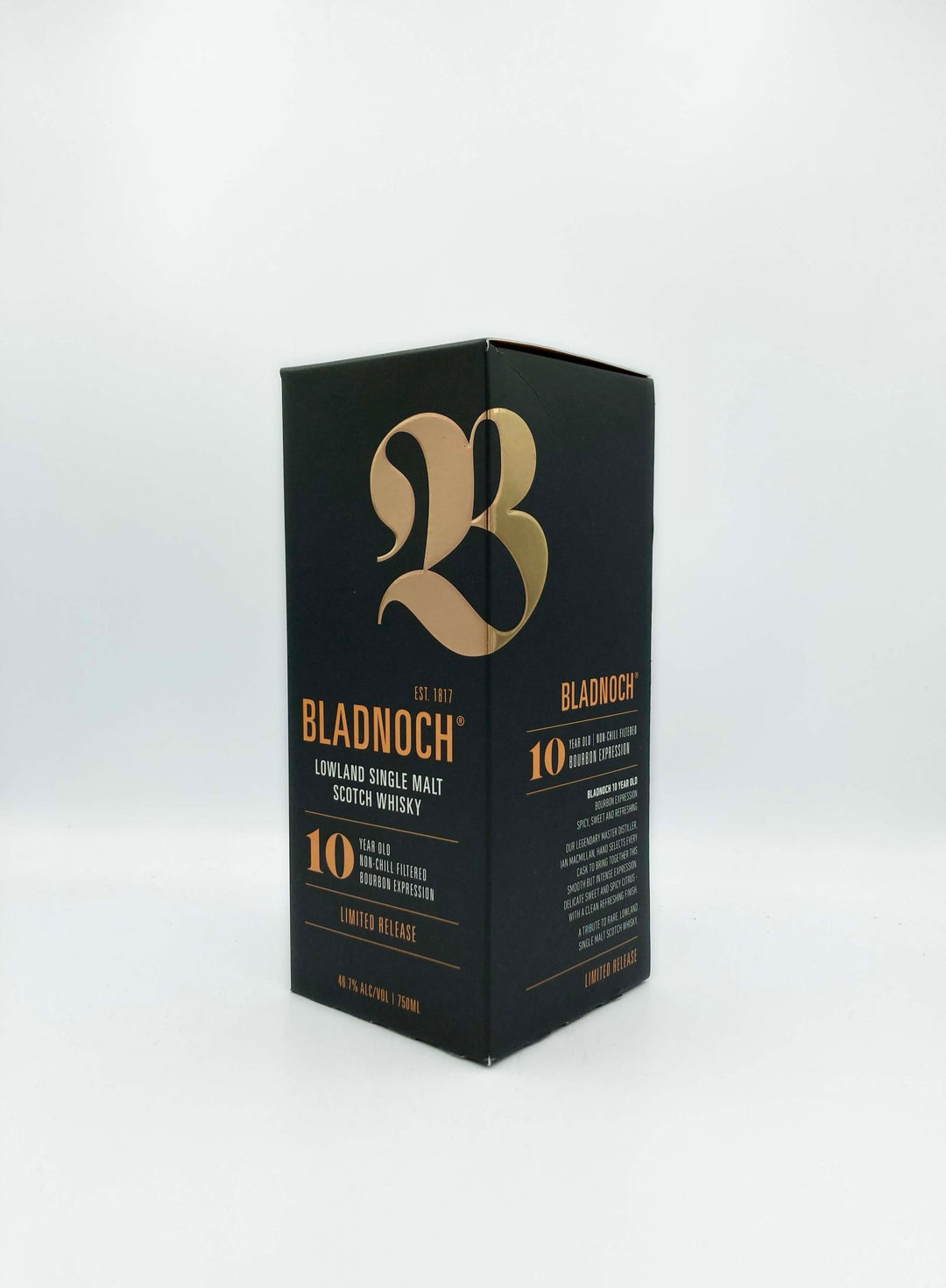 Bladnoch 10 Year Single Malt Scotch Whisky 750ml - Wine Therapy NYC