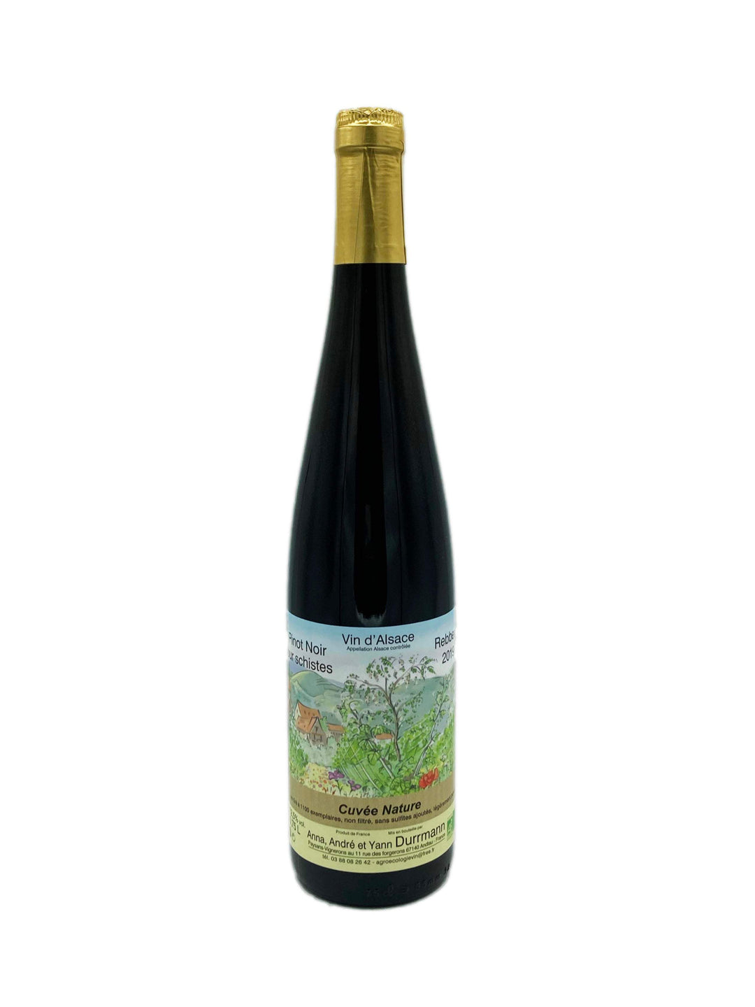 Yann Durrmann Pinot Noir Rebberg Cuvee Nature 2019 - Wine Therapy NYC